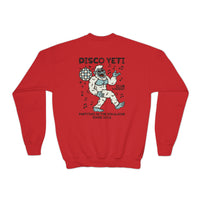 Disco Yeti Gildan Youth Crewneck Sweatshirt