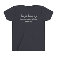 Joey's Journey Chromosome 6q Deletion Awareness Bella Canvas Youth Short Sleeve Tee
