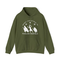 Merry Christmas Ya Foolish Mortals Gildan Unisex Heavy Blend™ Hooded Sweatshirt