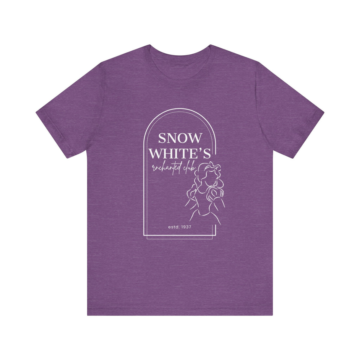 Snow White's Enchanted Club Bella Canvas Unisex Jersey Short Sleeve Tee