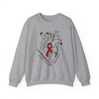 Heart Disease Awareness Gildan Unisex Heavy Blend™ Crewneck Sweatshirt