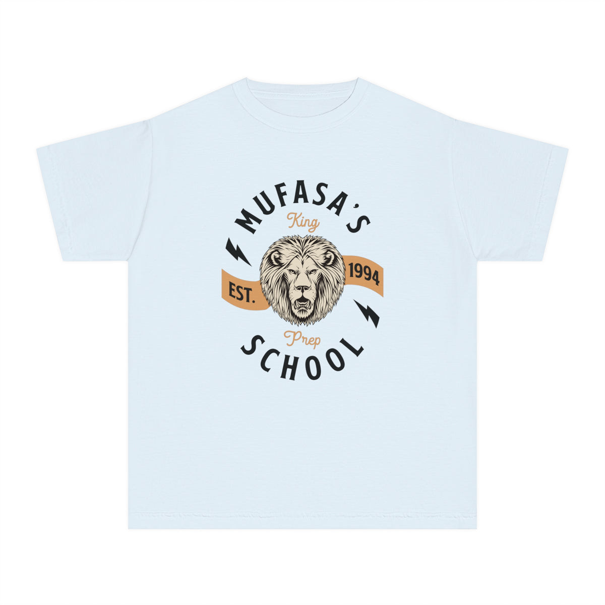 Mufasa's Prep School Comfort Colors Youth Midweight Tee