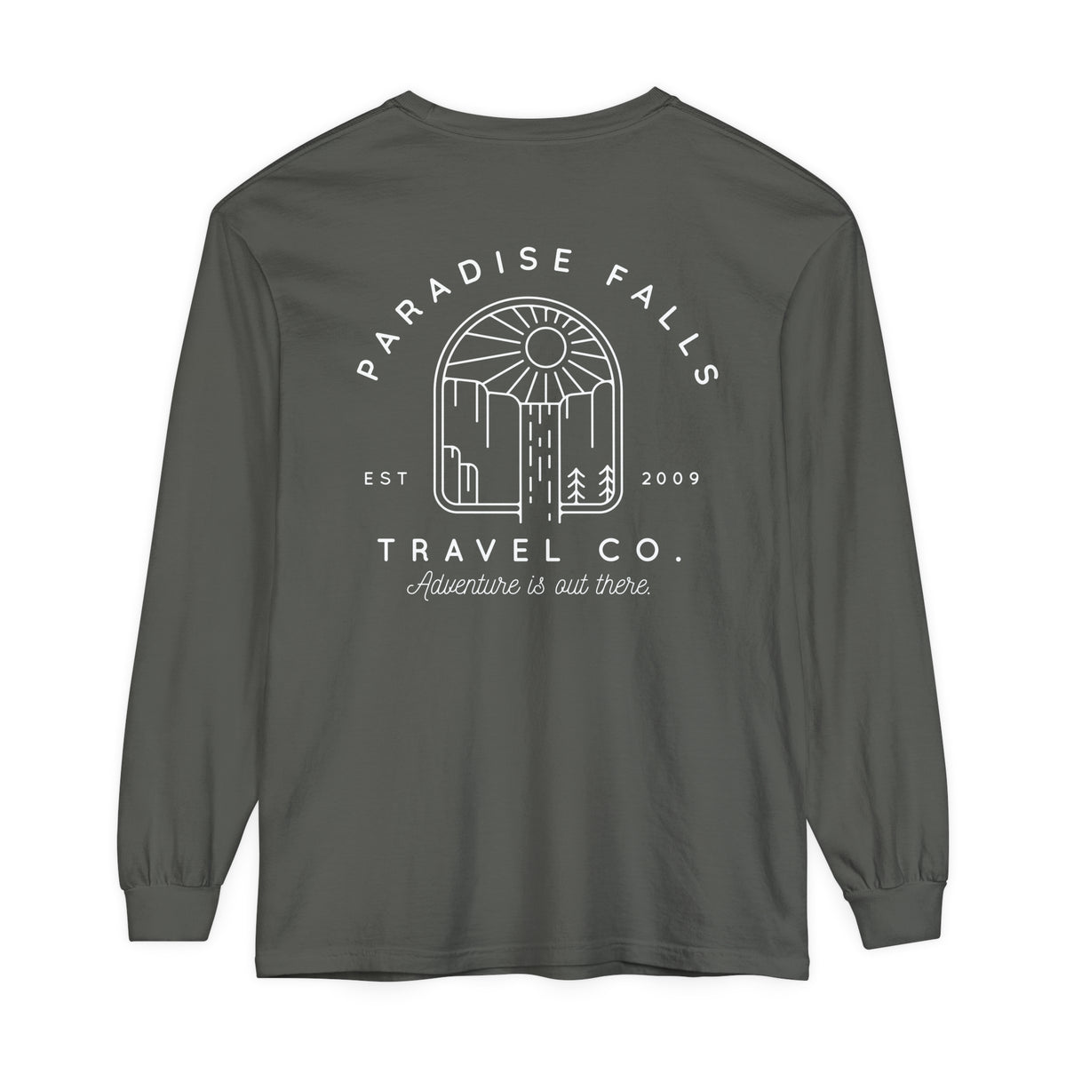 Paradise Falls Comfort Colors Unisex Garment-dyed Long Sleeve T-Shirt