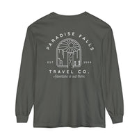 Paradise Falls Comfort Colors Unisex Garment-dyed Long Sleeve T-Shirt