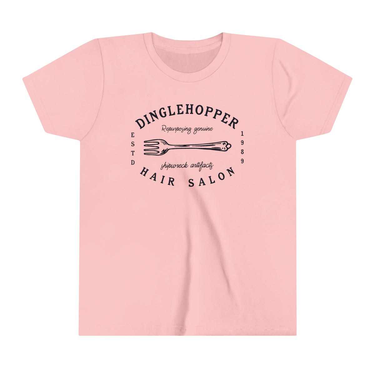 Dinglehopper Hair Salon Bella Canvas Youth Short Sleeve Tee