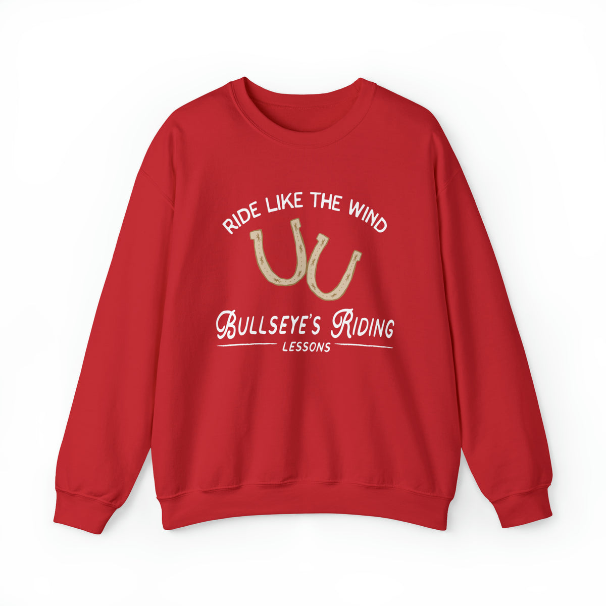 Bullseye's Riding Lessons Gildan Unisex Heavy Blend™ Crewneck Sweatshirt