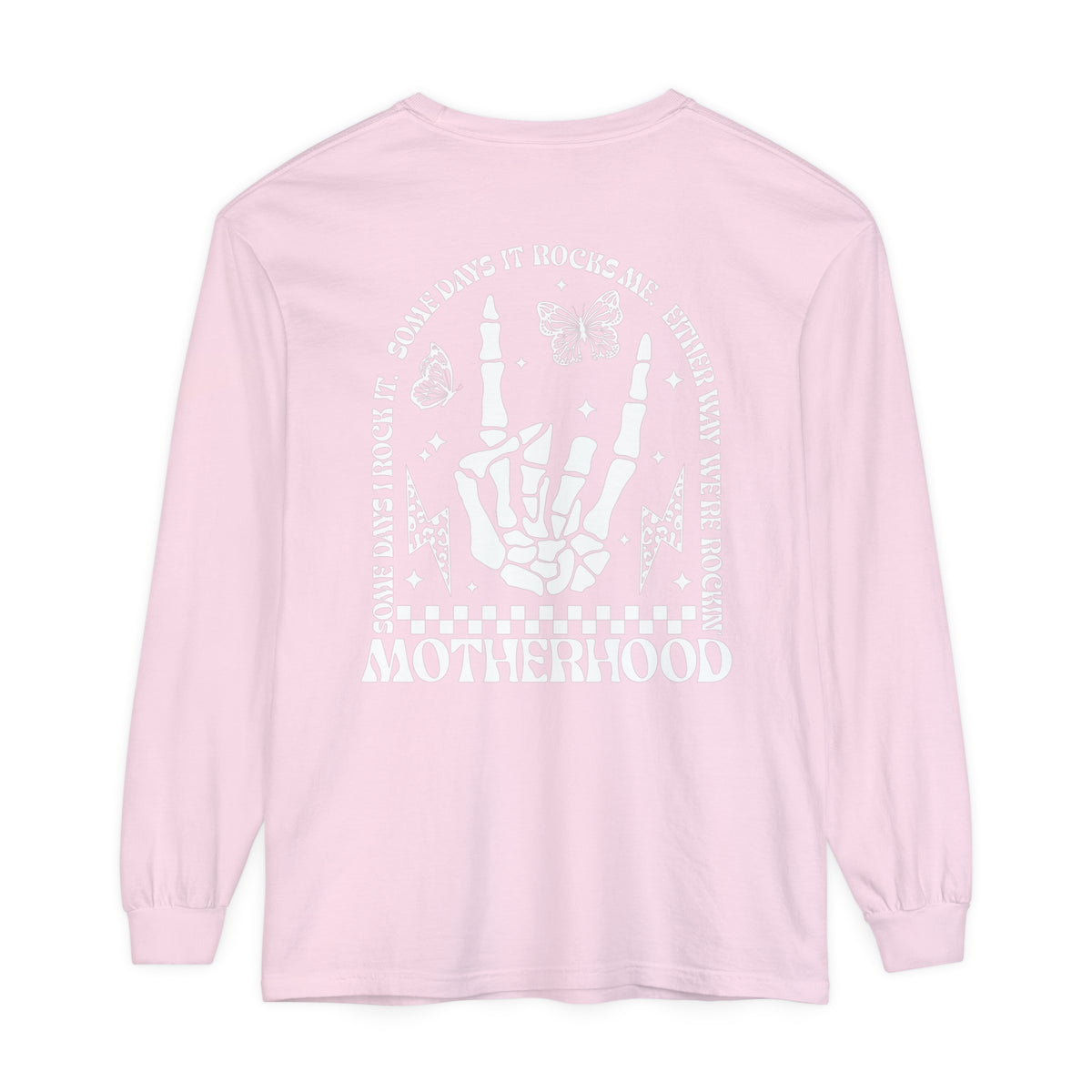 Motherhood Comfort Colors Unisex Garment-dyed Long Sleeve T-Shirt