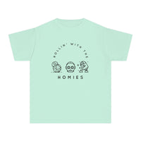Rollin’ With The Homies Comfort Colors Youth Midweight Tee