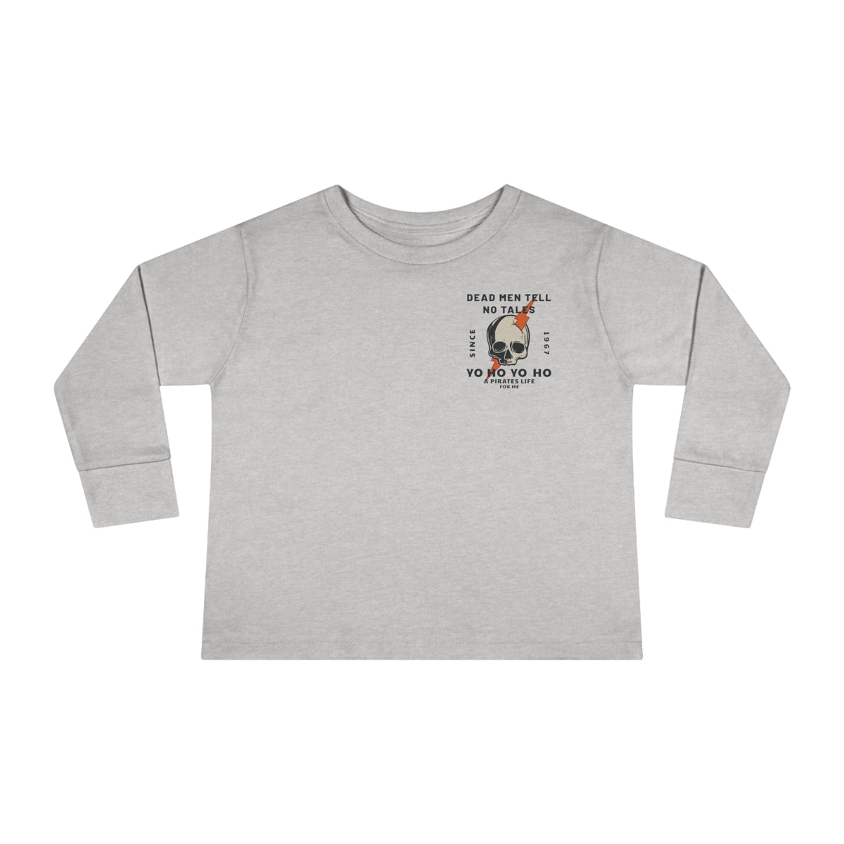 Dead Men Tell No Tales Toddler Long Sleeve Tee