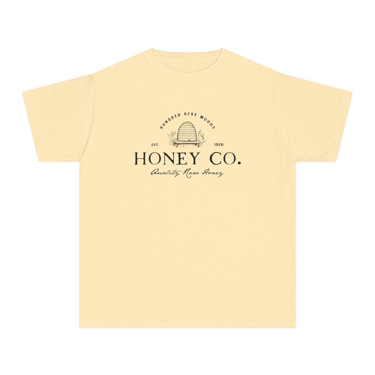 Hundred Acre Woods Honey Co. Comfort Colors Youth Midweight Tee