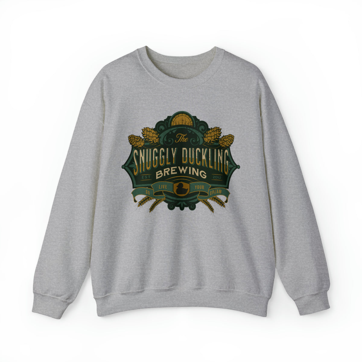 The Snuggly Duckling Brewing Gildan Unisex Heavy Blend™ Crewneck Sweatshirt