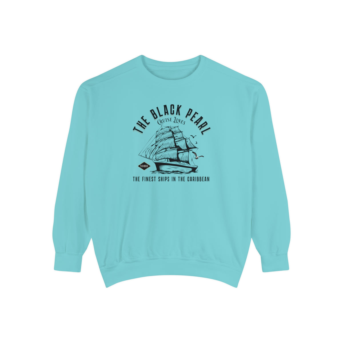 Black Pearl Cruise Lines Comfort Colors Unisex Garment-Dyed Sweatshirt
