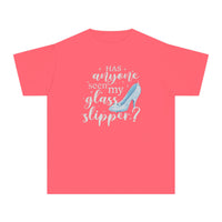 Has Anyone Seen My Glass Slipper? Comfort Colors Youth Midweight Tee