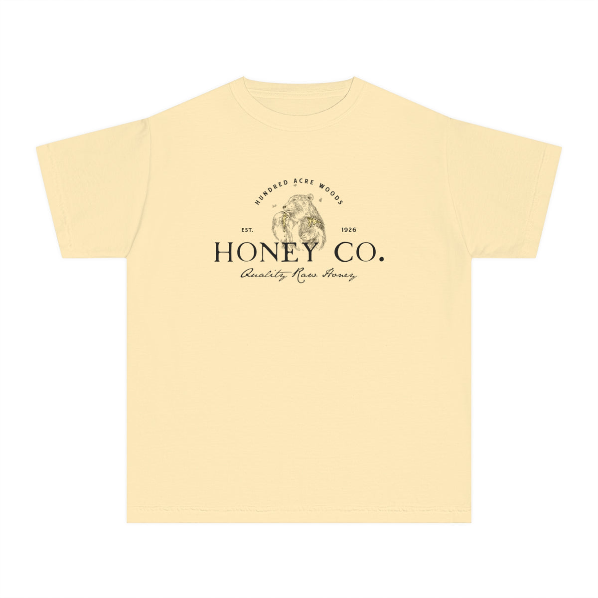 Hundred Acre Woods Honey Co. Comfort Colors Youth Midweight Tee