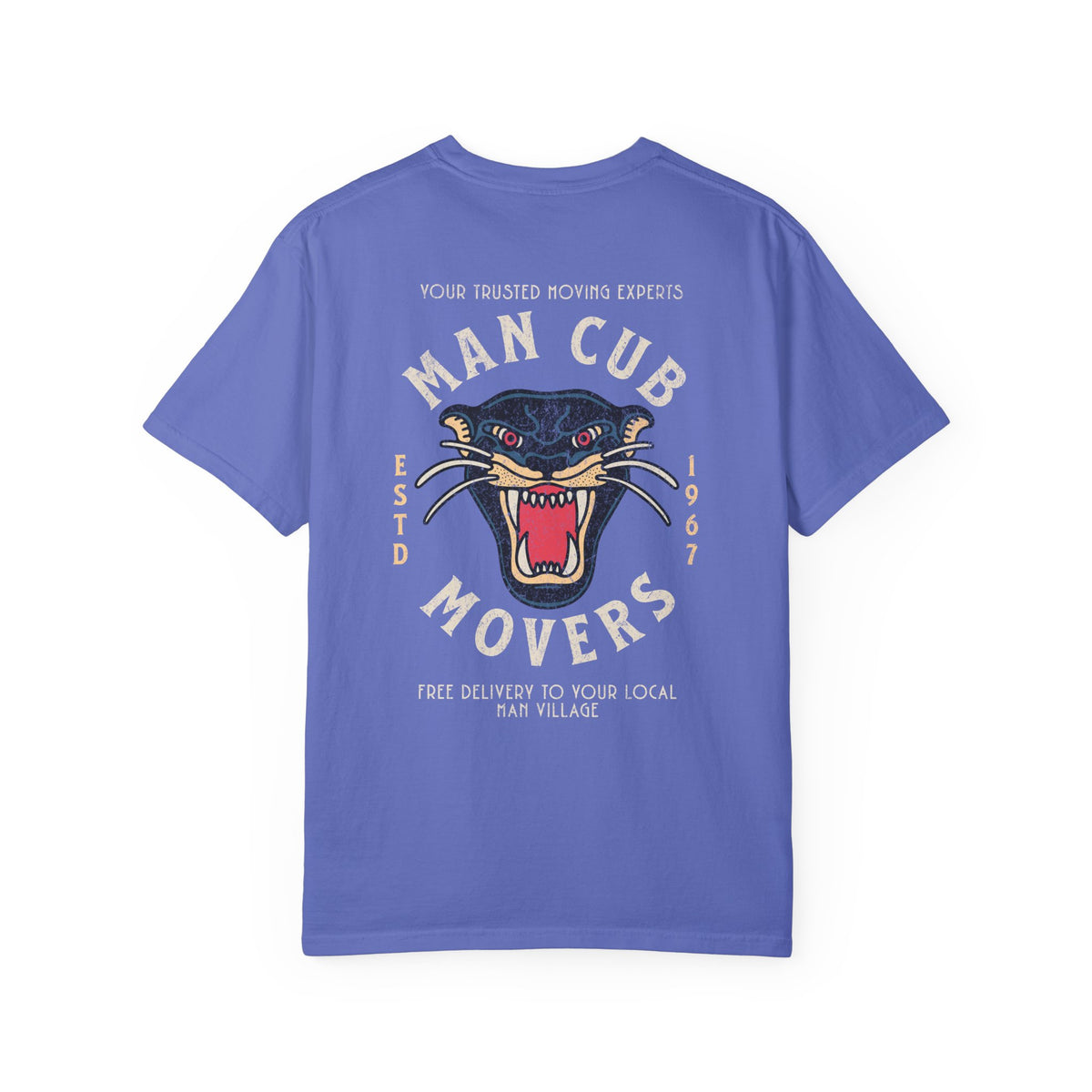 Man Cub Movers Comfort Colors Unisex Garment-Dyed T-shirt