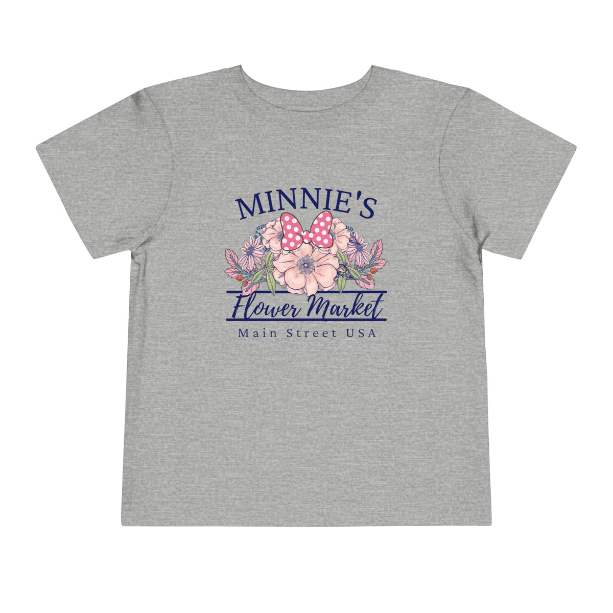 Minnie's Flower Market Bella Canvas Toddler Short Sleeve Tee