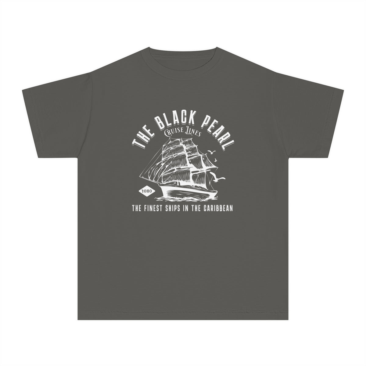 Black Pearl Cruise Lines Comfort Colors Youth Midweight Tee