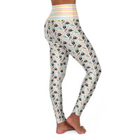 I Scream You Scream High Waisted Yoga Leggings (AOP)