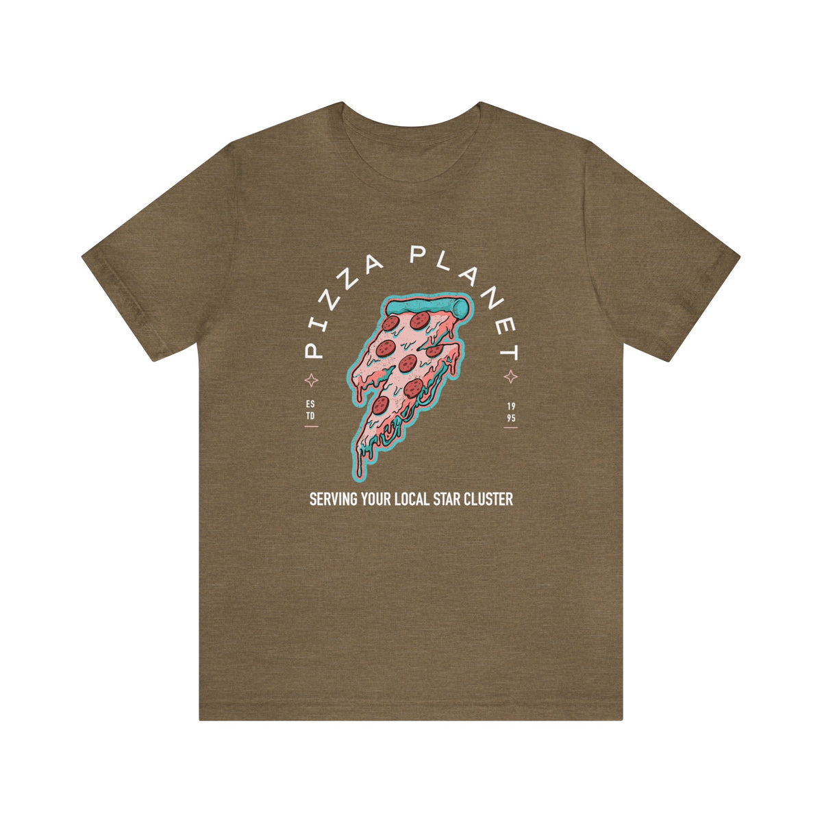 Pizza Planet Bella Canvas Unisex Jersey Short Sleeve Tee