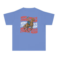 Make America Cowboy Again Comfort Colors Youth Midweight Tee