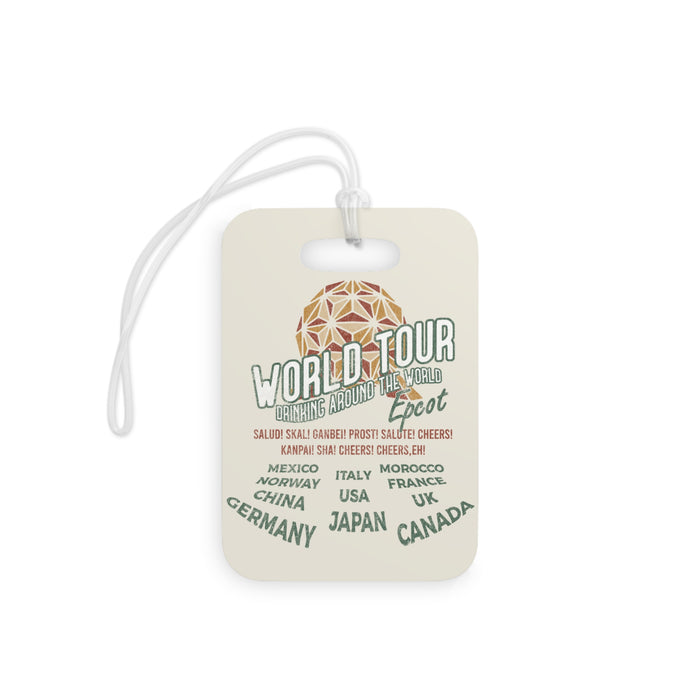 Drink Around the World Tour Passport Tag