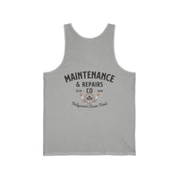 Hollywood Tower Hotel Maintenance & Repairs Bella Canvas Unisex Jersey Tank