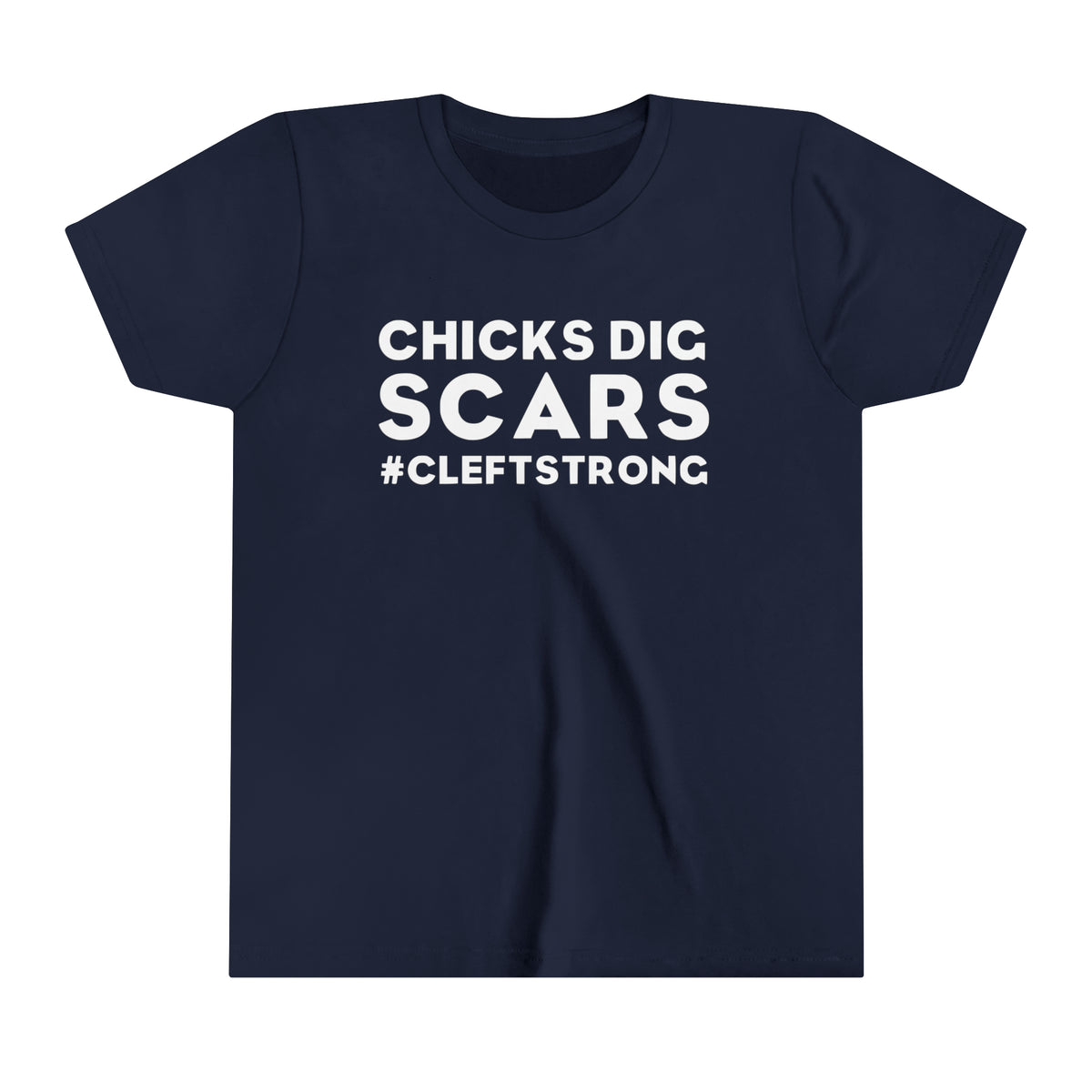 Chicks Dig Scars Bella Canvas Youth Short Sleeve Tee