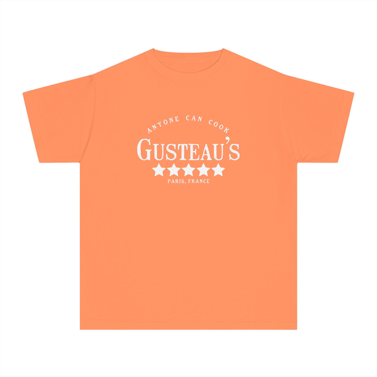 Gusteau’s Anyone Can Cook Comfort Colors Youth Midweight Tee