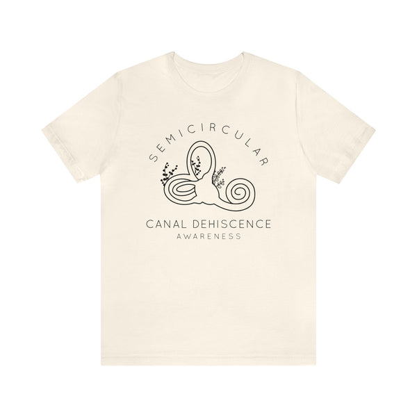 Semicircular Canal Dehiscence Awareness Awareness Bella Canvas Unisex Jersey Short Sleeve Tee