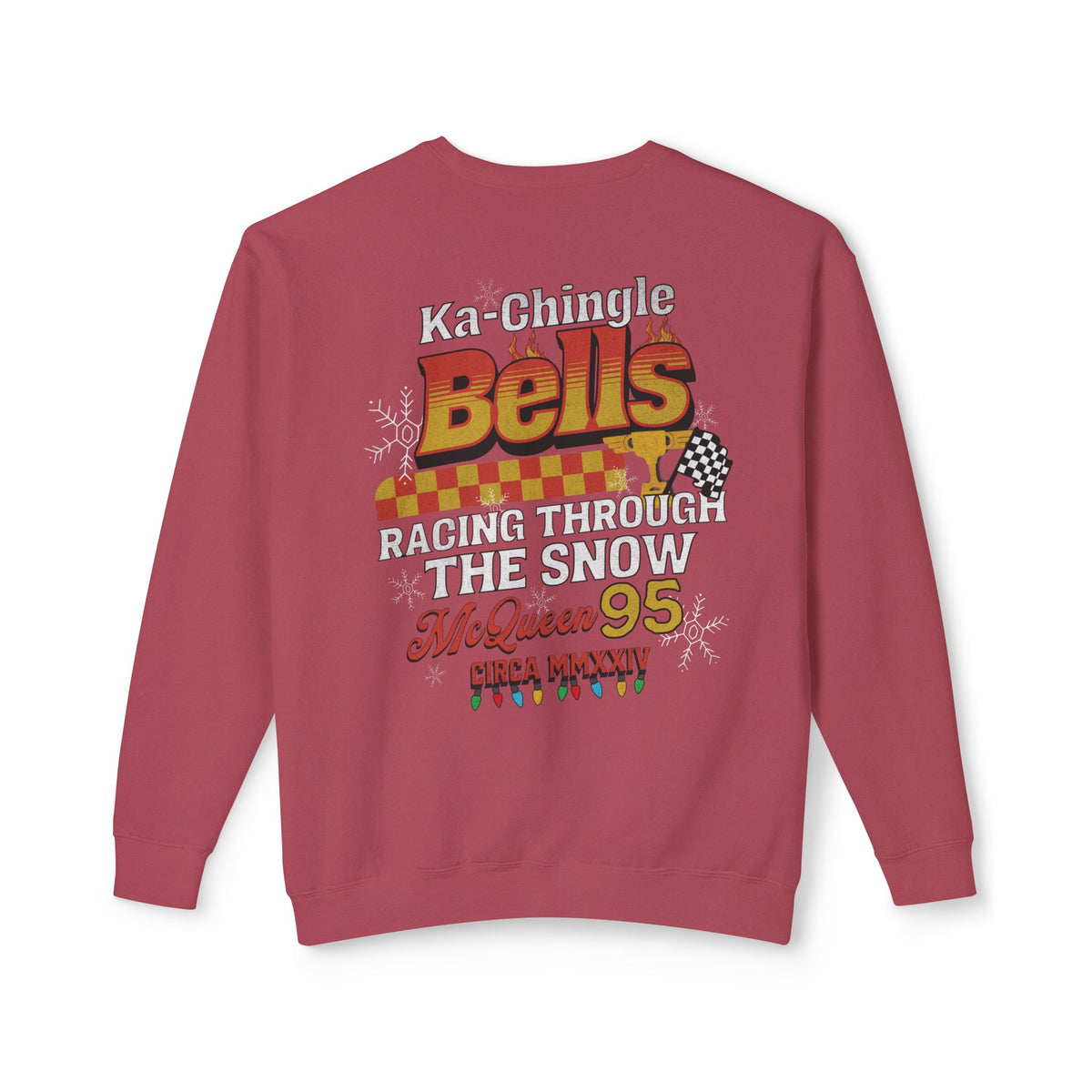 Ka-Chingle Bells Unisex Lightweight Comfort Colors Crewneck Sweatshirt