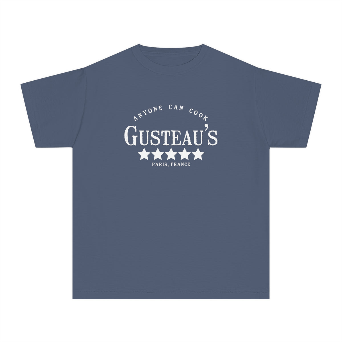 Gusteau’s Anyone Can Cook Comfort Colors Youth Midweight Tee