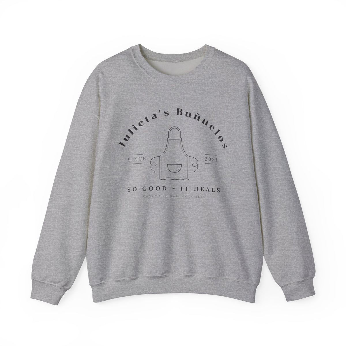 Julieta's Buñuelos Gildan Unisex Heavy Blend™ Crewneck Sweatshirt