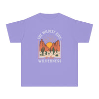 The Wildest Ride In The Wilderness Comfort Colors Youth Midweight Tee