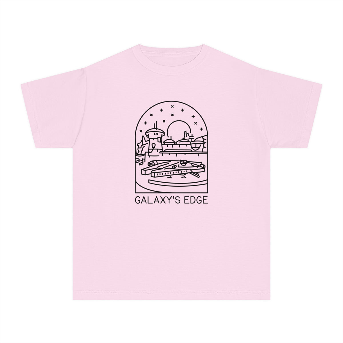 Galaxy's Edge Comfort Colors Youth Midweight Tee