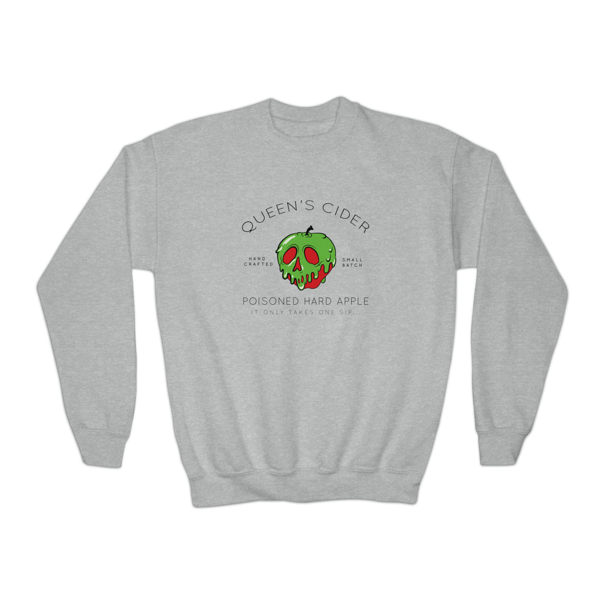 Queen’s Cider Gildan Youth Crewneck Sweatshirt