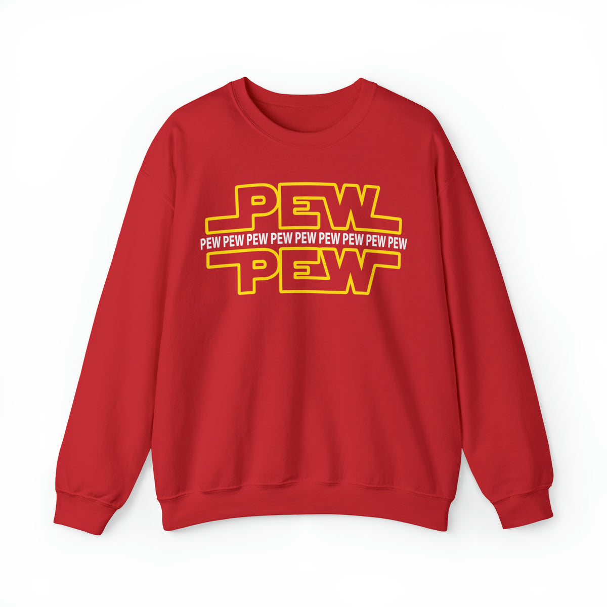 PEW PEW PEW Gildan Unisex Heavy Blend™ Crewneck Sweatshirt