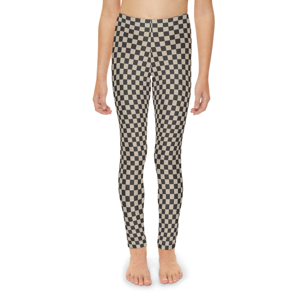 Checked Youth Full-Length Leggings