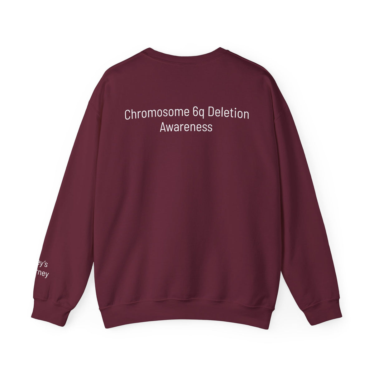Joey's Journey Chromosome 6q Deletion Awareness Gildan Unisex Heavy Blend™ Crewneck Sweatshirt