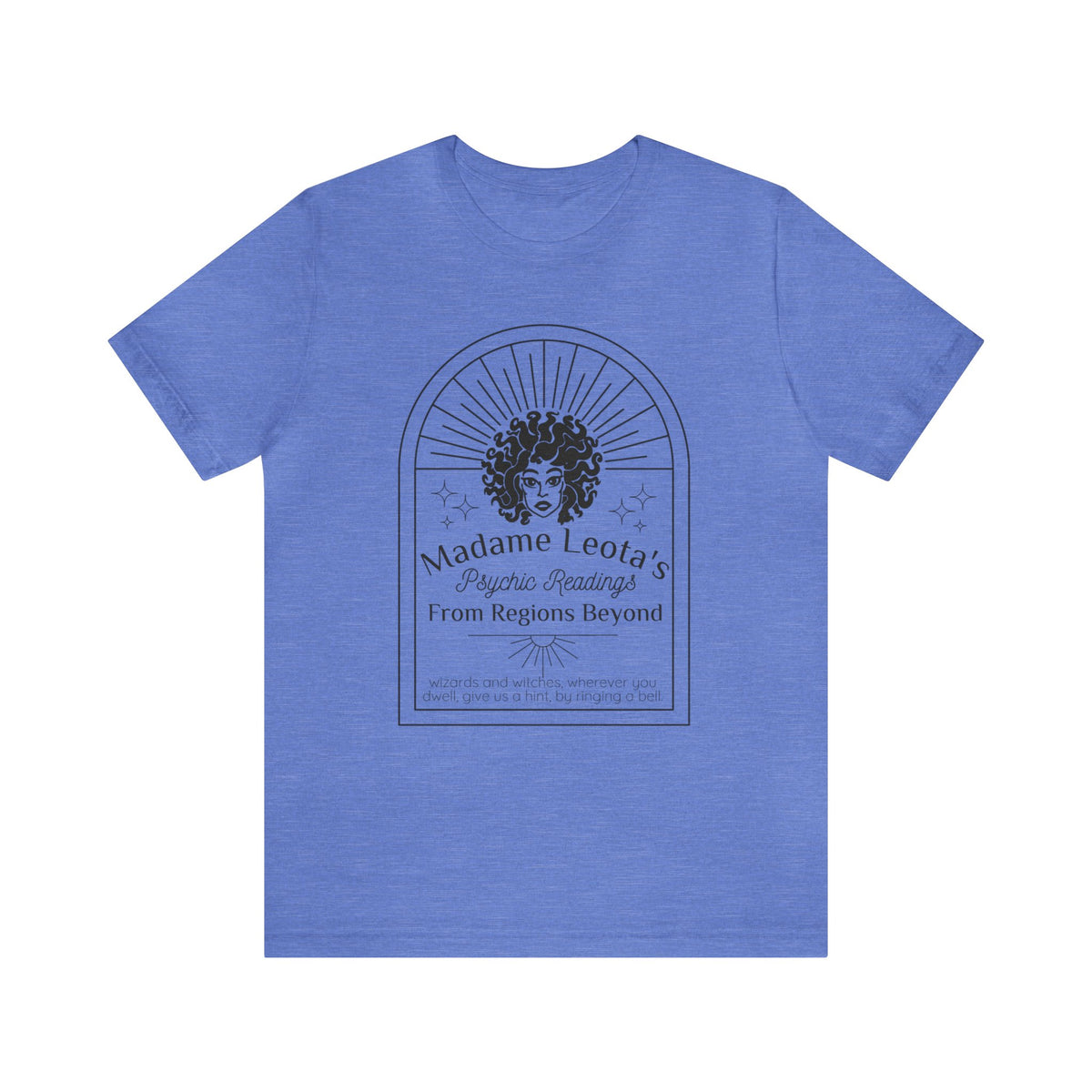 Madame Leota’s Psychic Readings Bella Canvas Unisex Jersey Short Sleeve Tee