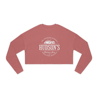 Hudson's Mechanic Shop Women's Bella Canvas Cropped Sweatshirt
