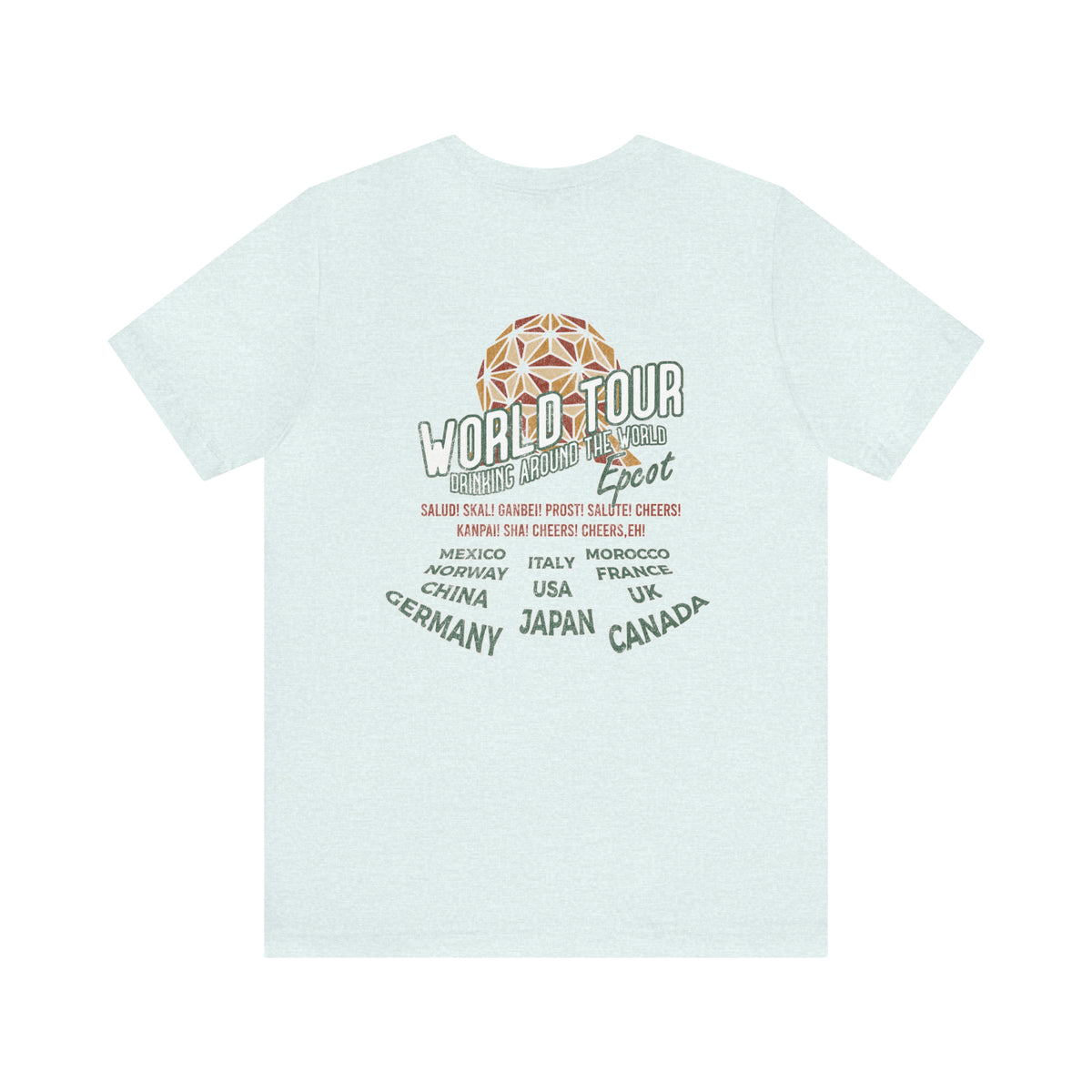 World Tour Bella Canvas Unisex Jersey Short Sleeve Tee