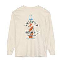 Triton's Mermaid Security Comfort Colors Unisex Garment-dyed Long Sleeve T-Shirt