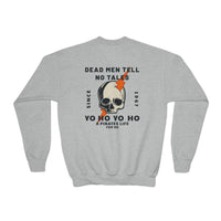 Dead Men Tell No Tales Gildan Youth Crewneck Sweatshirt
