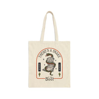 There's A Snake In My Boot Cotton Canvas Tote Bag