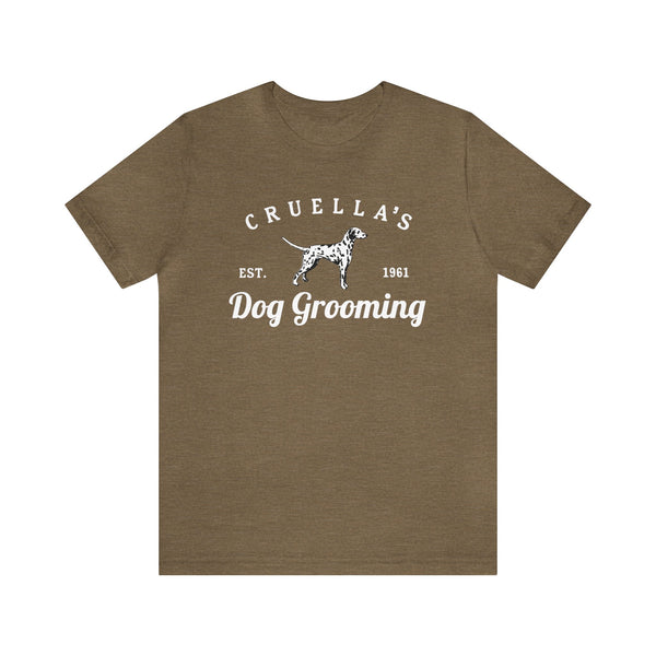 Cruella's Dog Grooming Bella Canvas Unisex Jersey Short Sleeve Tee