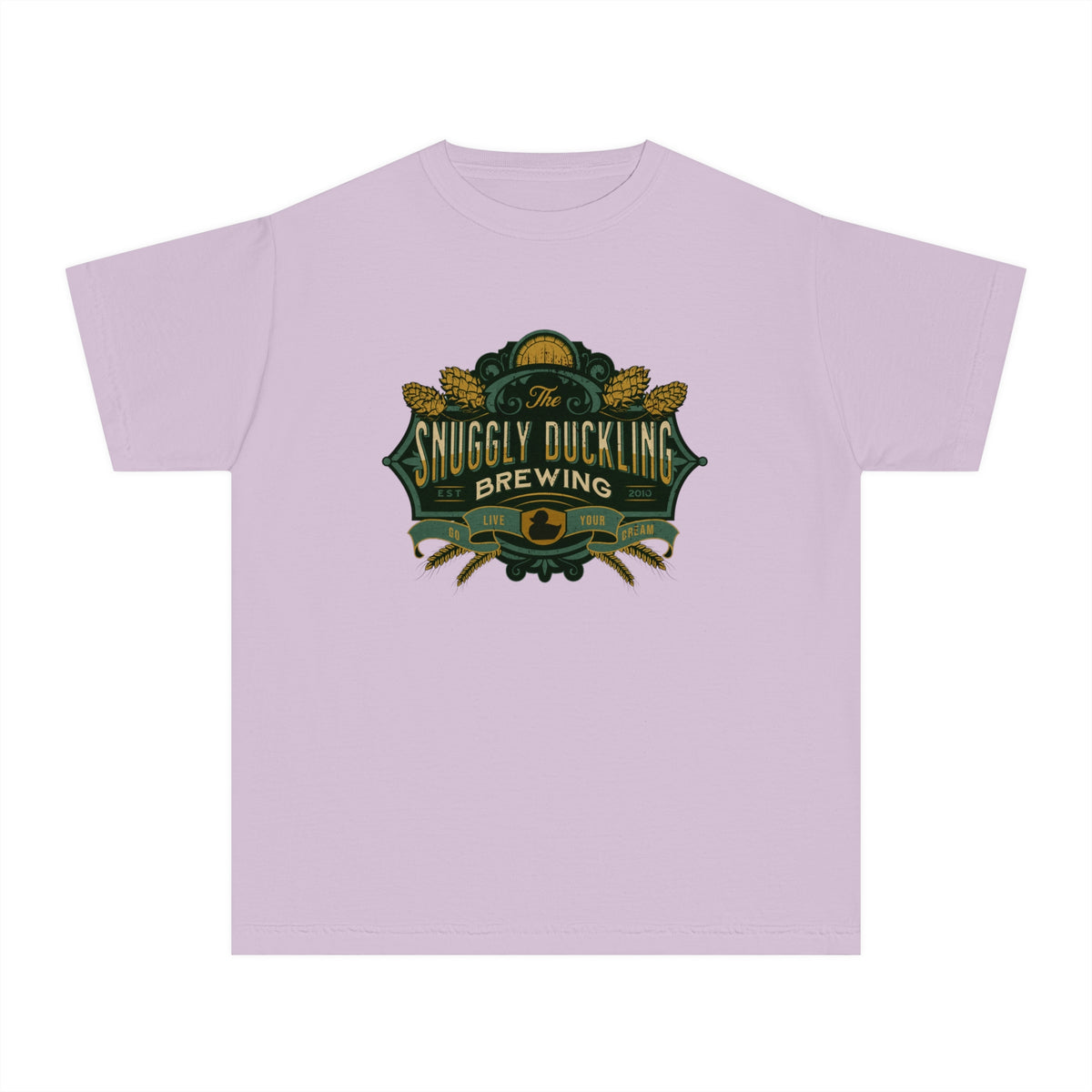 The Snuggly Duckling Brewing Comfort Colors Youth Midweight Tee