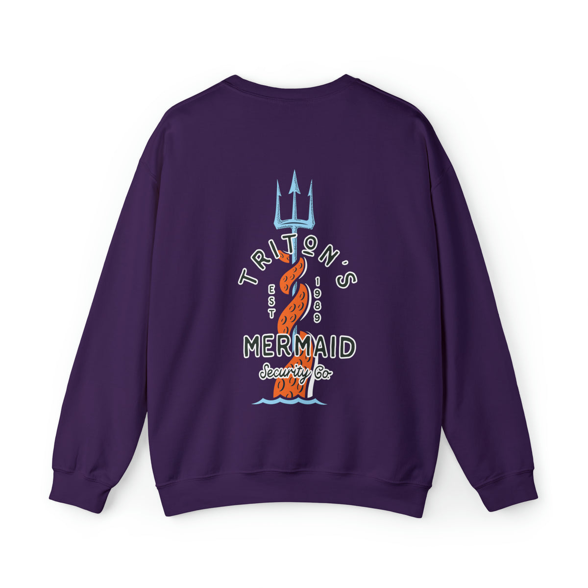 Triton's Mermaid Security Gildan Unisex Heavy Blend™ Crewneck Sweatshirt