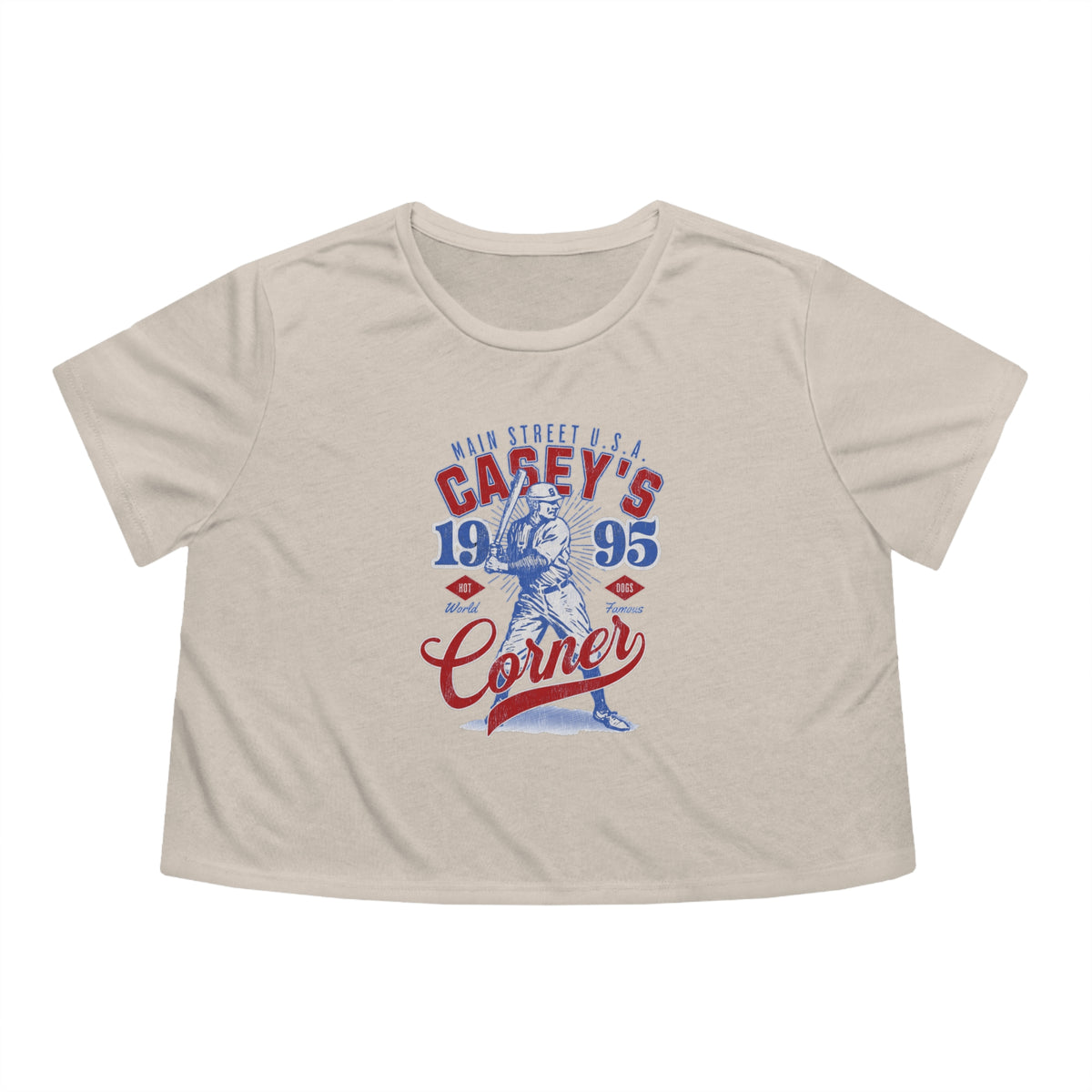 Casey's Corner Bella Canvas Women's Flowy Cropped Tee