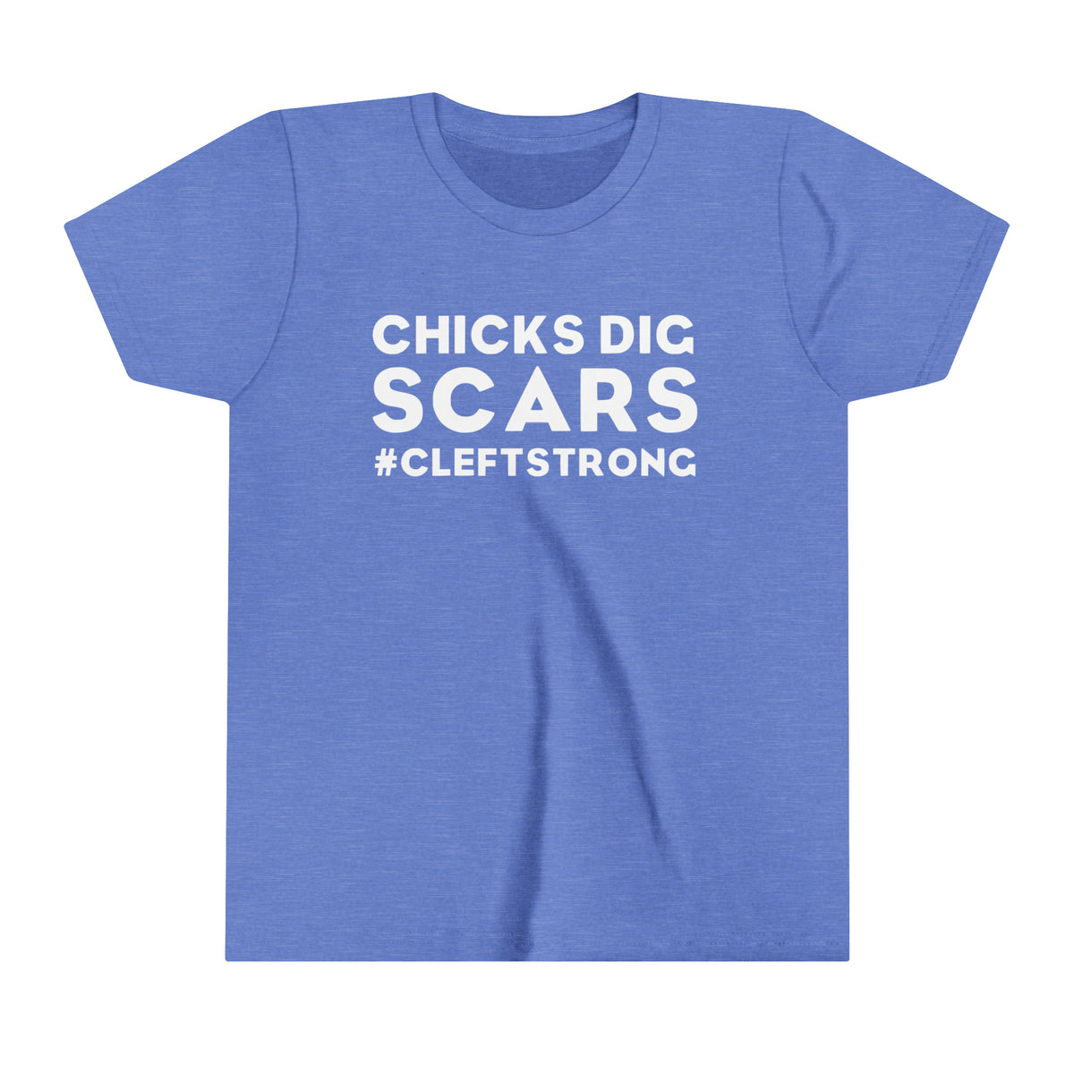 Chicks Dig Scars Bella Canvas Youth Short Sleeve Tee