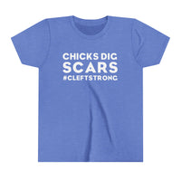 Chicks Dig Scars Bella Canvas Youth Short Sleeve Tee